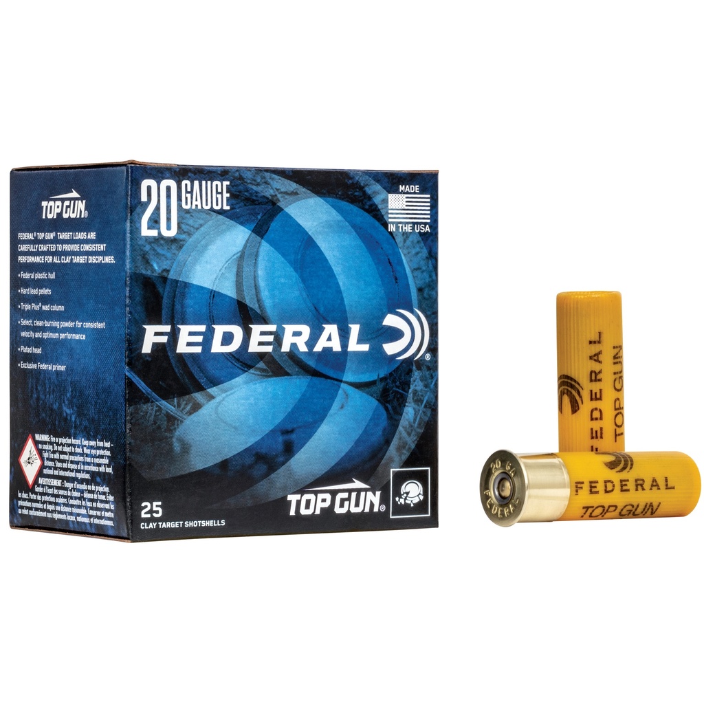 FED TOP GUN 20GA 2.75" #9 25/250