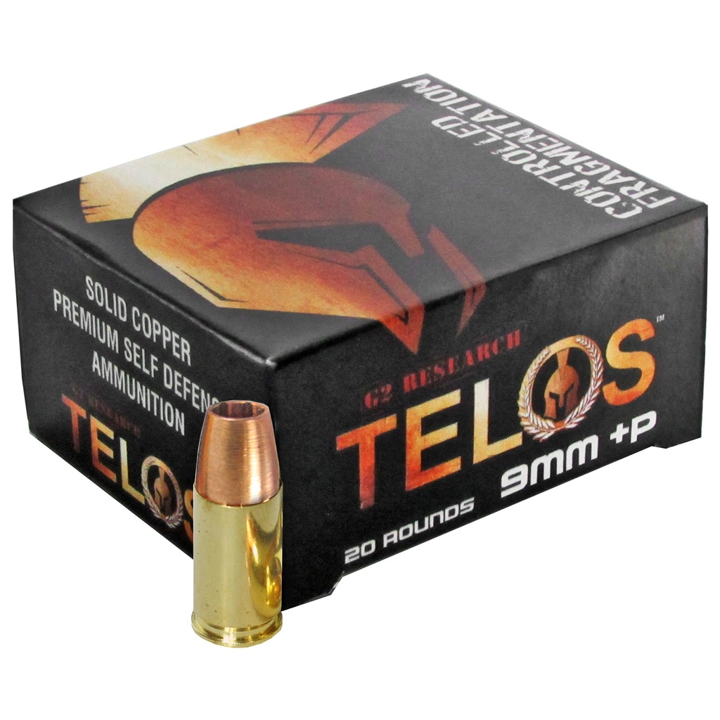 G2R TELOS 9MM +P 92GR 20/500