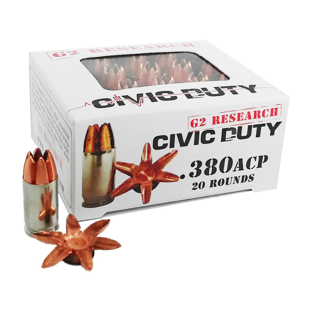 G2R CIVIC DUTY 380ACP 64GR 20/500