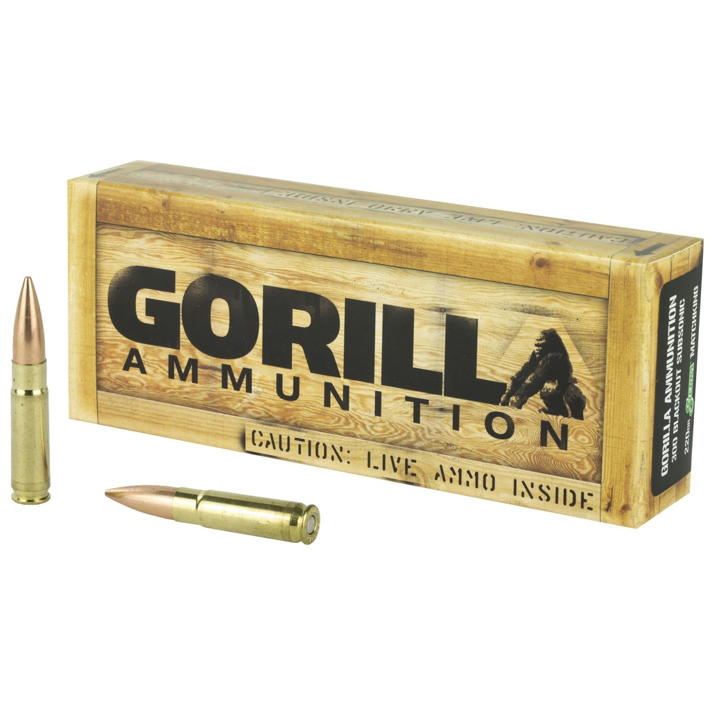 GORILLA 300BLK 220GR SUBSONIC 20/200