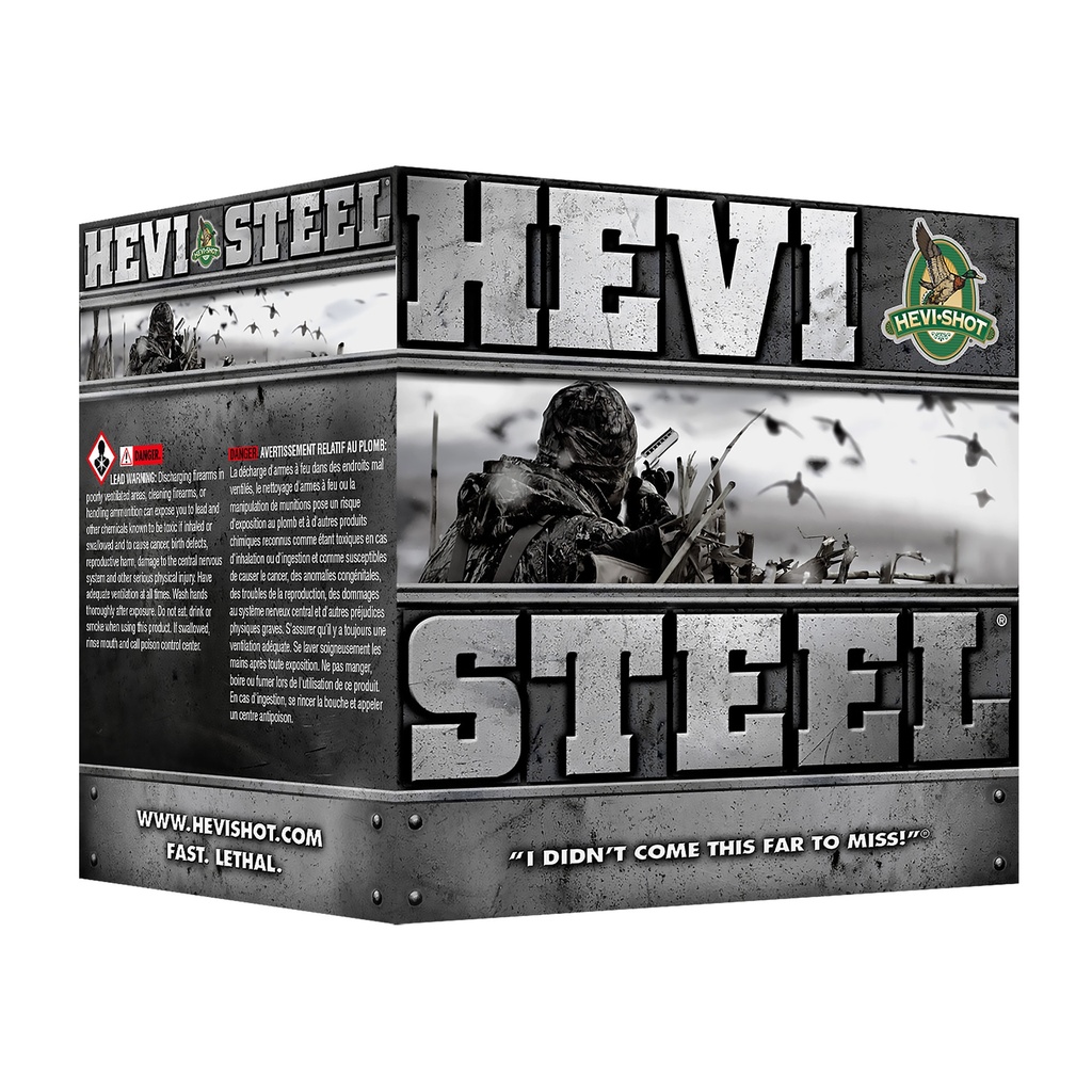 HEVI STEEL 12GA 3" #2 25/250