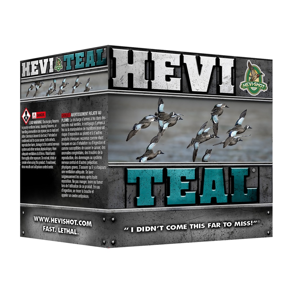 HEVI TEAL 12GA 3" #6 25/250