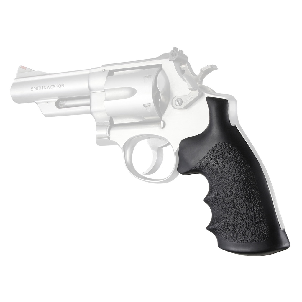 HOGUE MONOGRIP S&W SQ BUTT RBR BLK