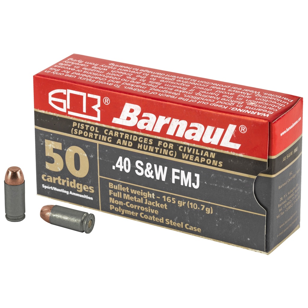 BARNAUL 40SW 165GR FMJ 50/500