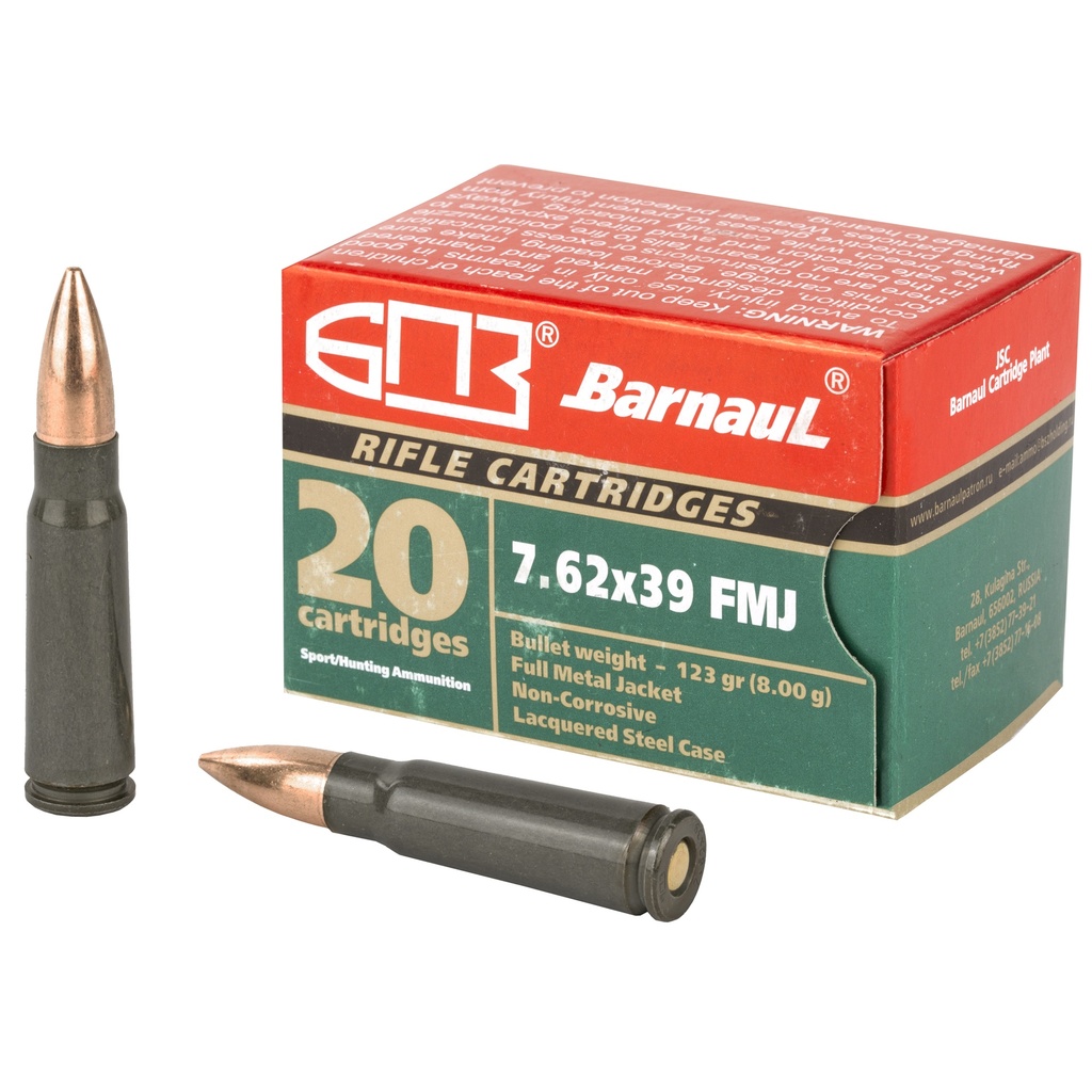 BARNAUL 762X39 123GR FMJ 20/500