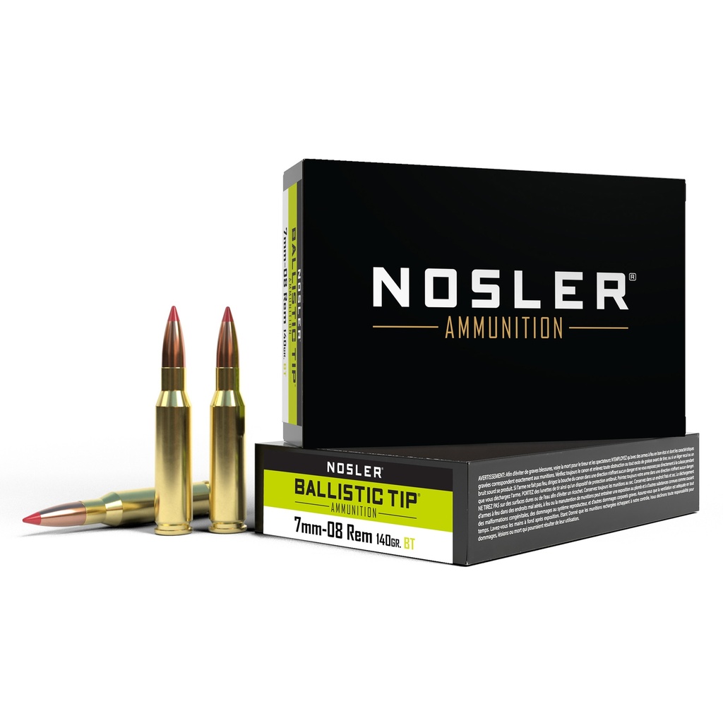 NOSLER 7MM-08 140GR BT 20/200