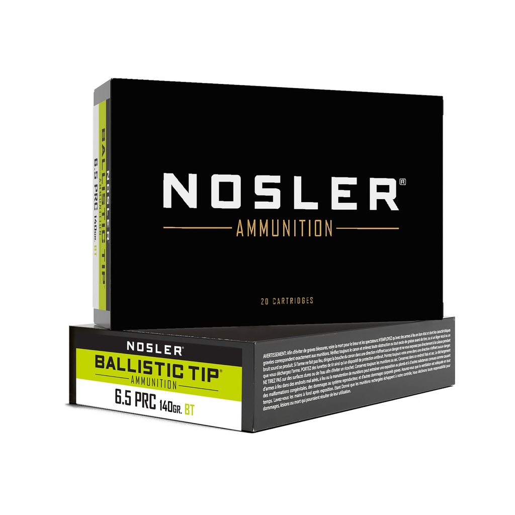 NOSLER 6.5 CREED 140GR CC 20/200