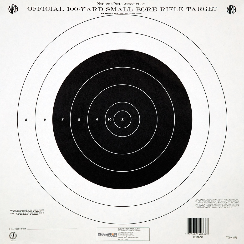 CHAMPION NRA GTQ4 100YD S/B T/Q 12PK