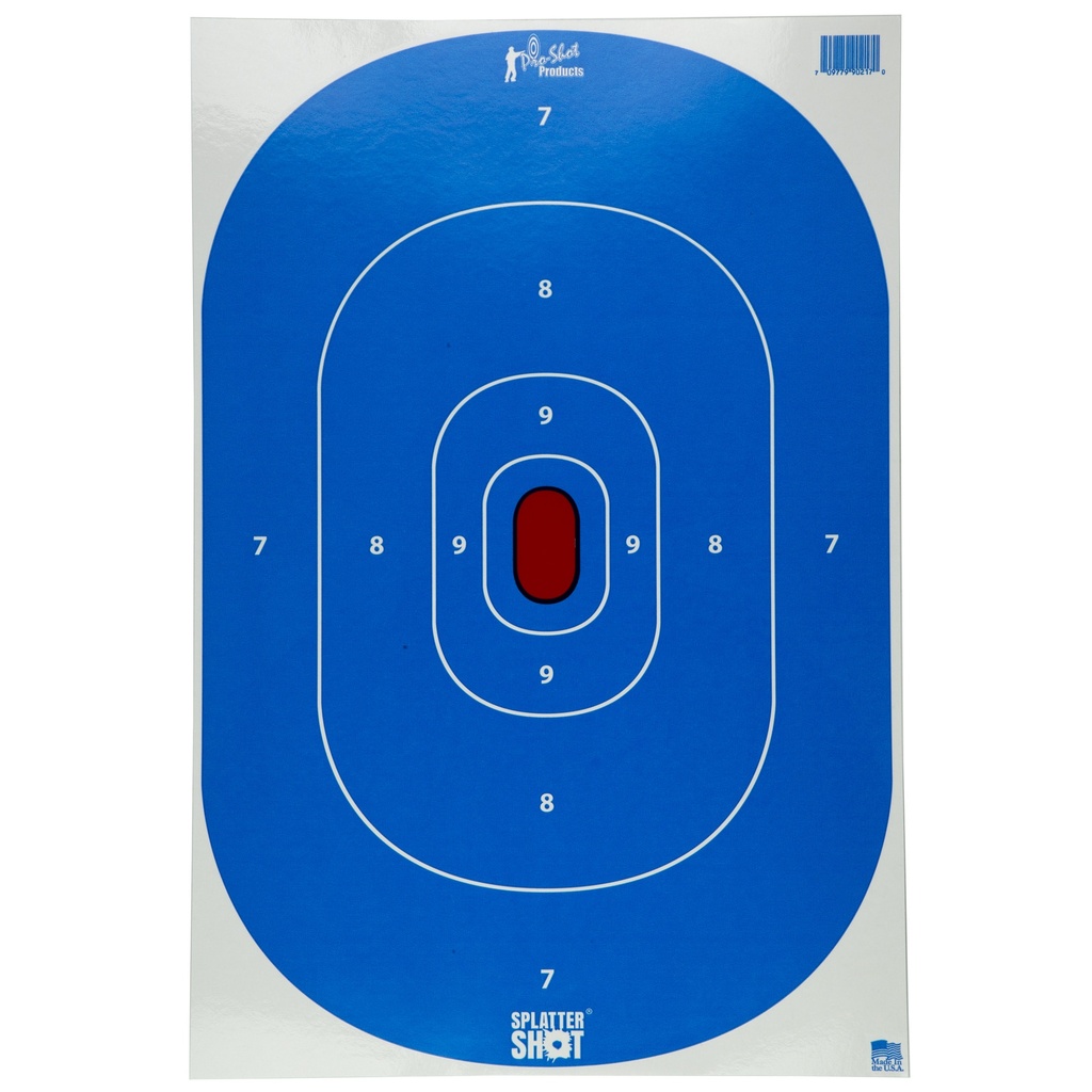 PRO-SHOT TARGET 12X18 SILH IN TP 8PK