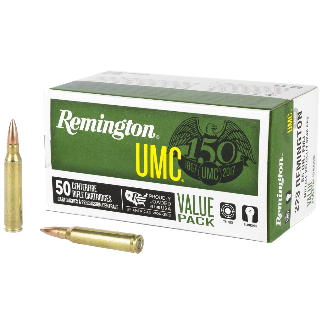 REM UMC 223REM 55GR FMJ 50/400