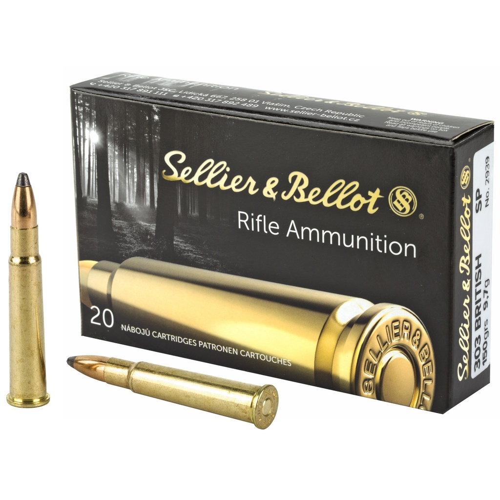 S&B 303BRITISH 150GR SP 20/400