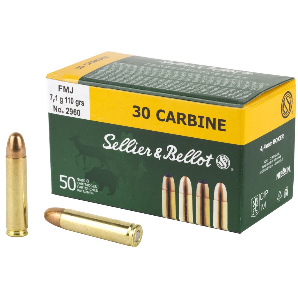 S&B 30CARBINE 110GR FMJ 50/1000