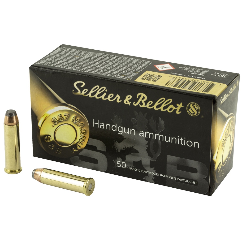 S&B 357MAG 158GR SP 50/1000