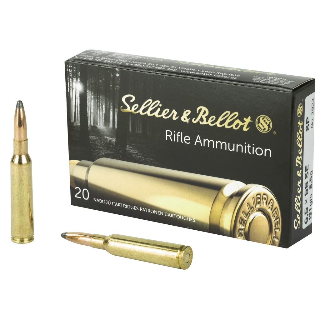 S&B 6.5X55SW 131GR SP 20/400