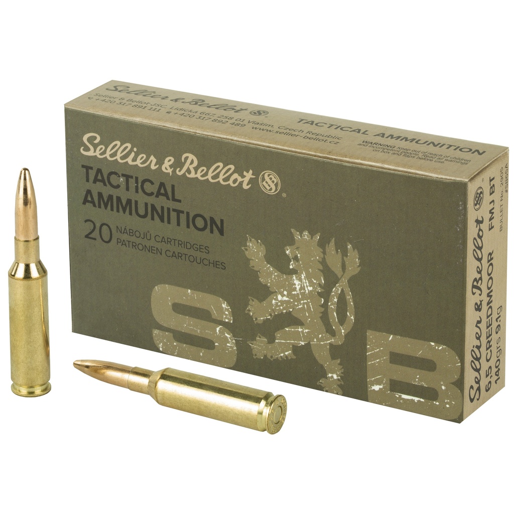 S&B 6.5CREED 140GR FMJ 20/500