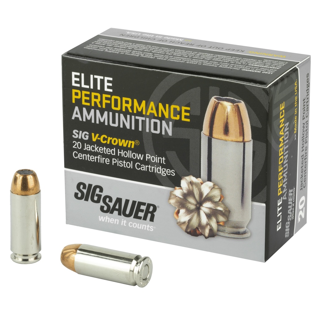 SIG AMMO 10MM 180GR JHP 20/200