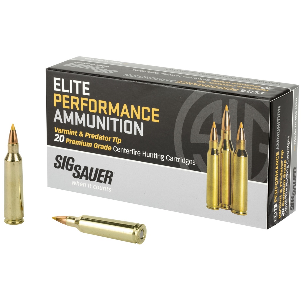 SIG AMMO 22-250REM 40GR V&P 20/200