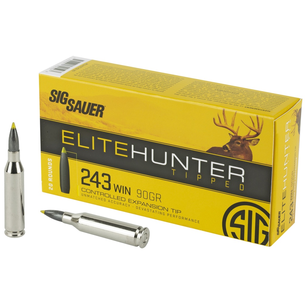 SIG AMMO 243WIN 90GR ETH 20/200