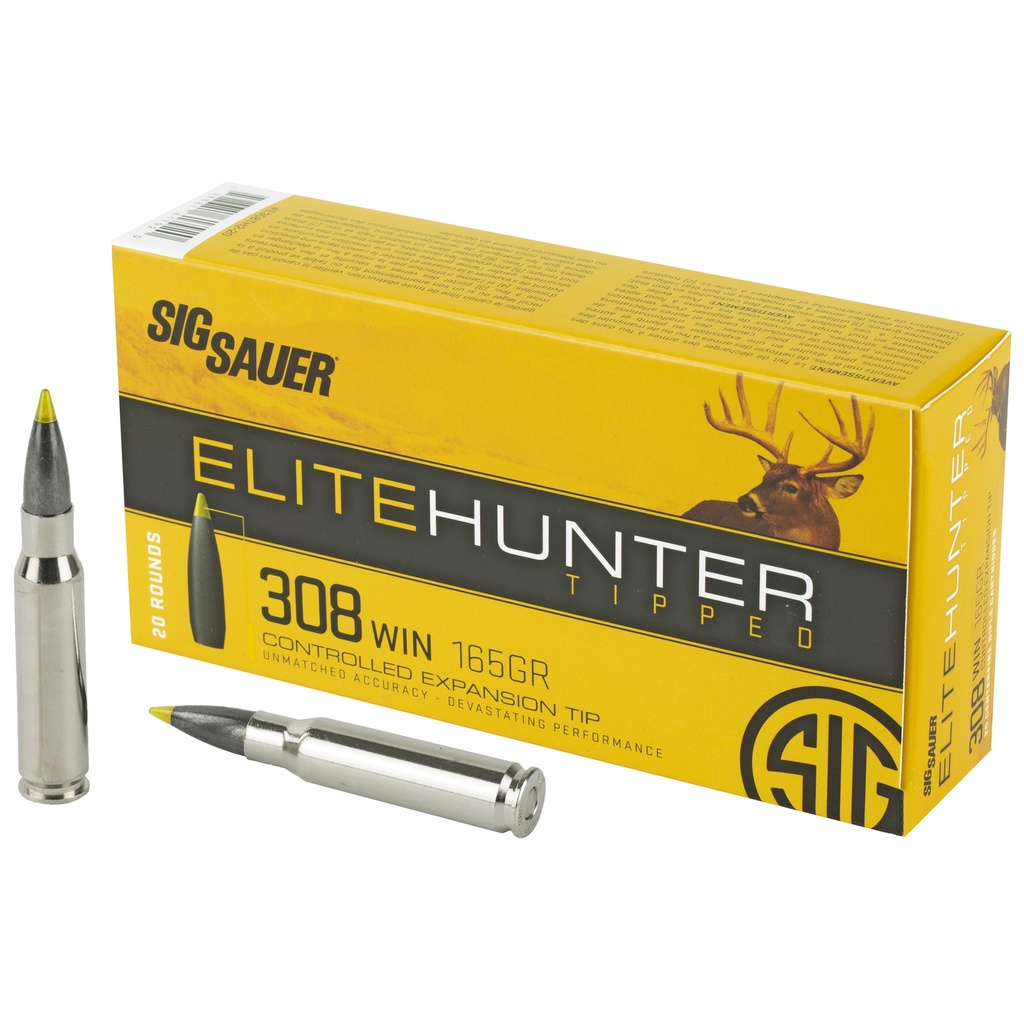 SIG AMMO 308WIN 165GR ETH 20/200