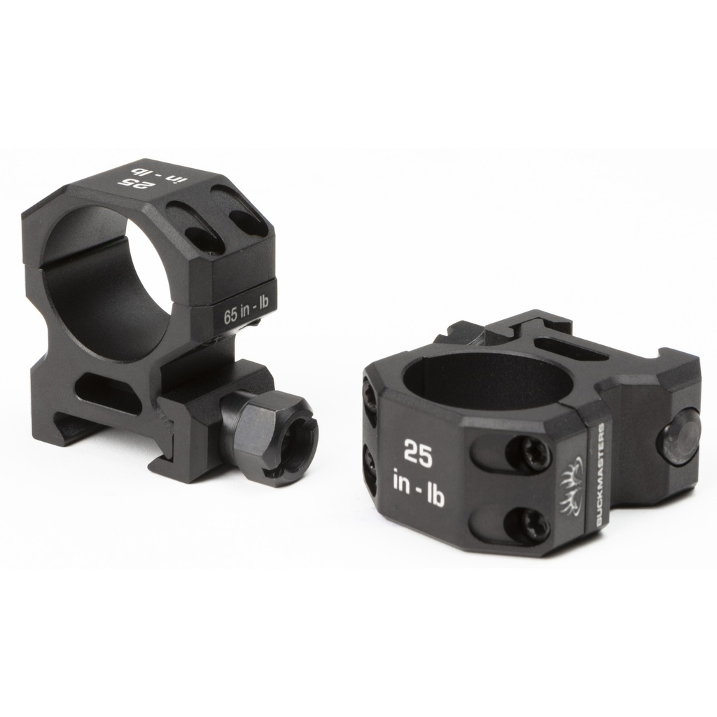 SIG BUCKMSTRS RINGS 1" ALUM MED BLK