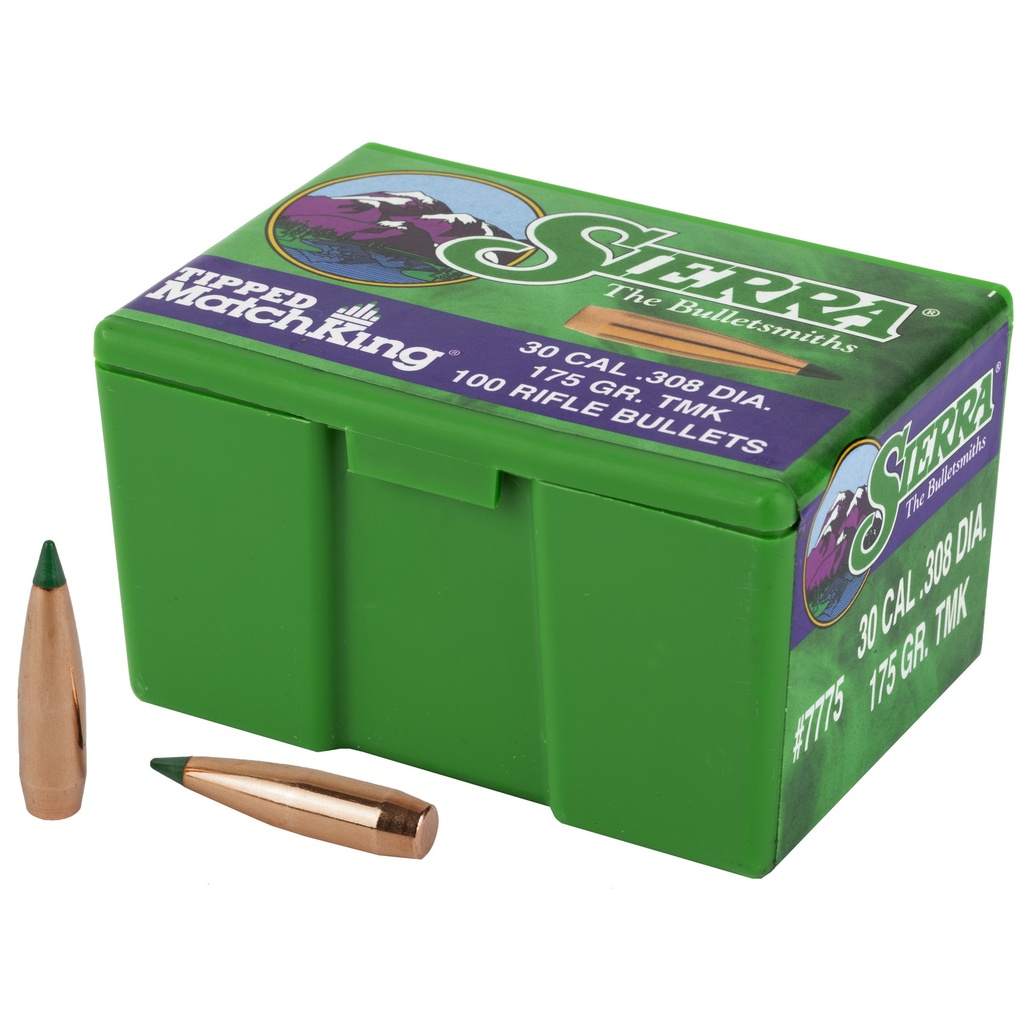 SIERRA TIPPED MK .308 175GR 100CT