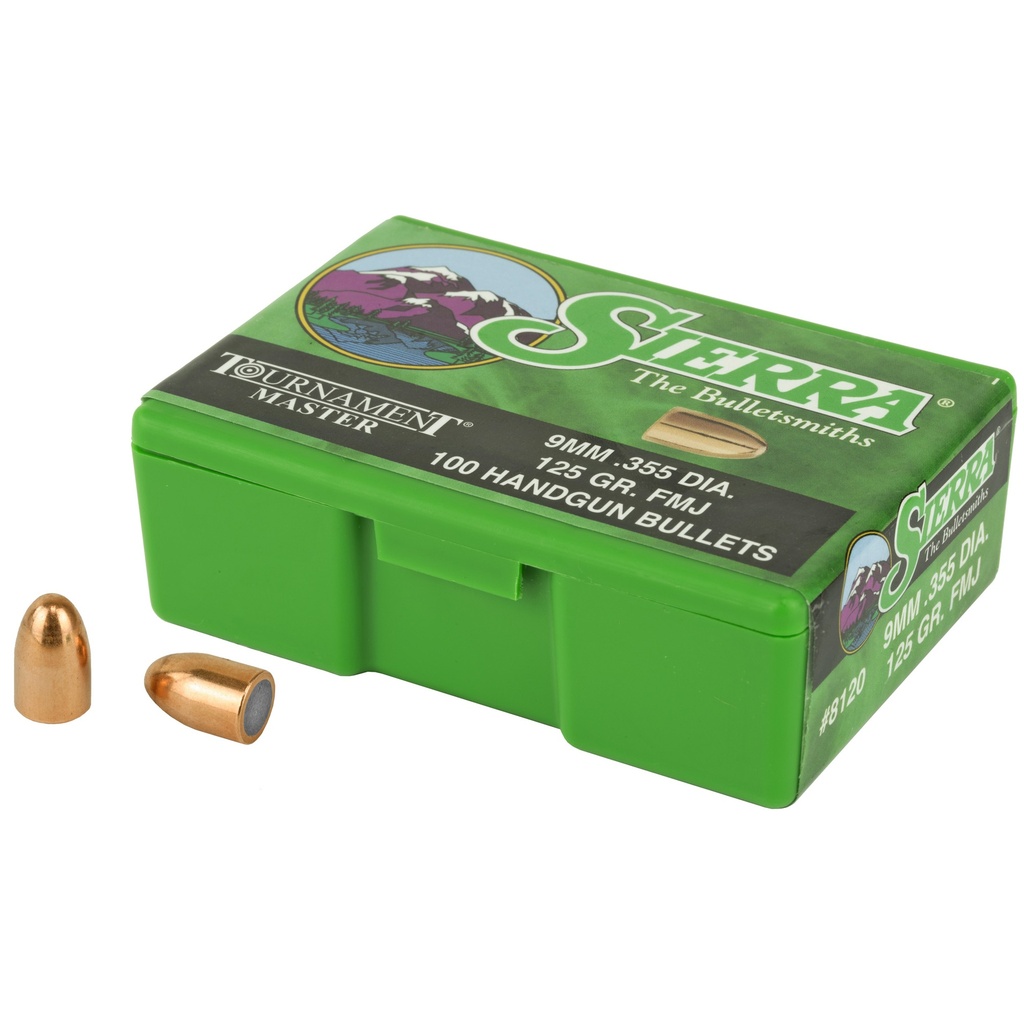 SIERRA TOURNAMENT MSTR 9MM 125GR FMJ