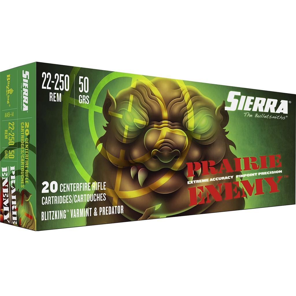 SIERRA PRAIR 22-250 50GR BLTZ 20/200