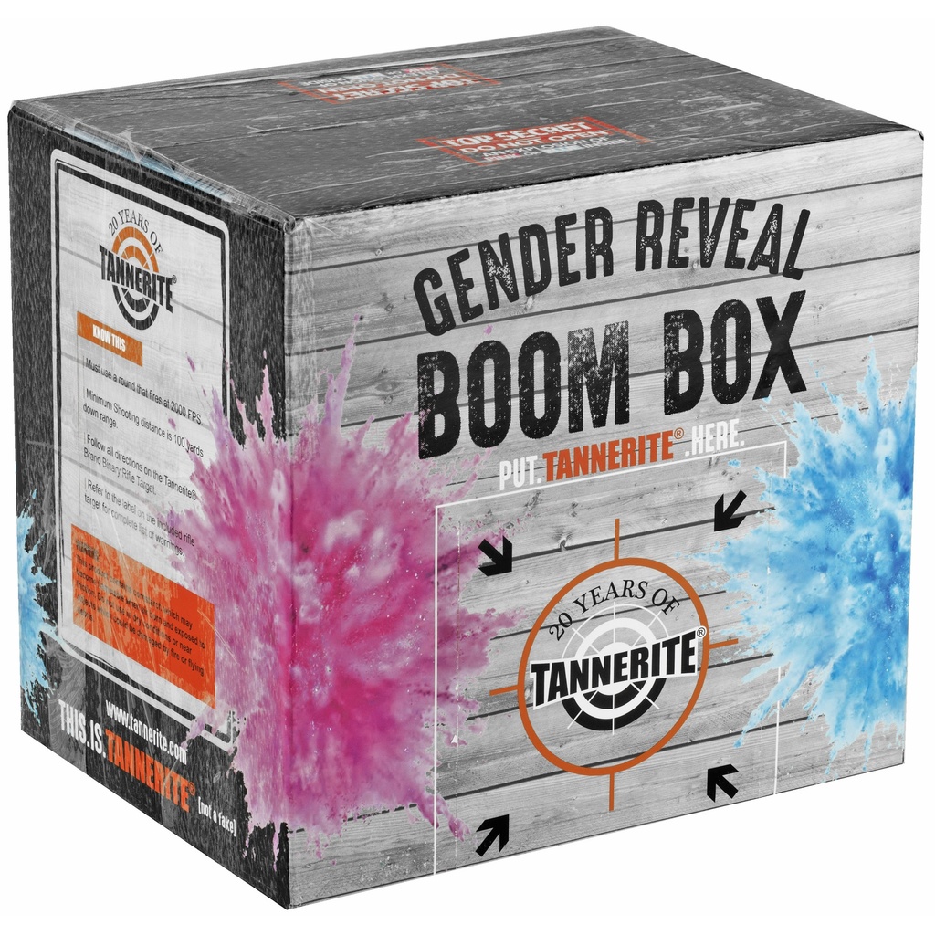 TANNERITE GENDER REVEAL BLUE