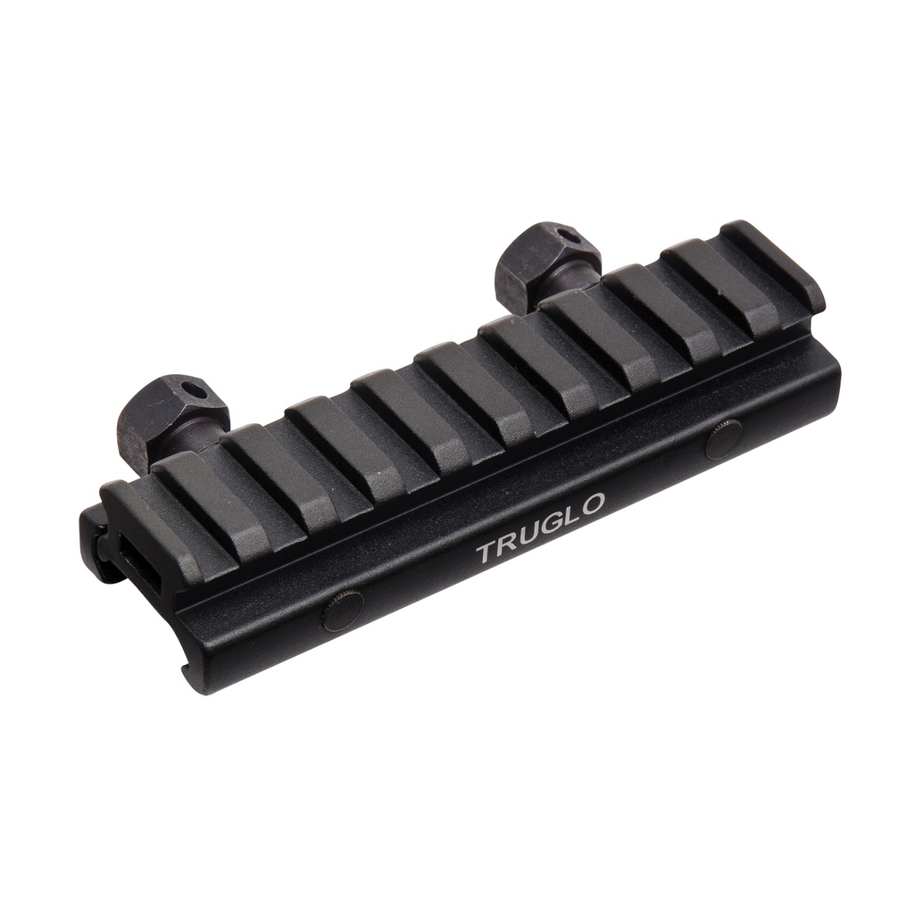 TRUGLO PICATINNY RISER MOUNT BLACK