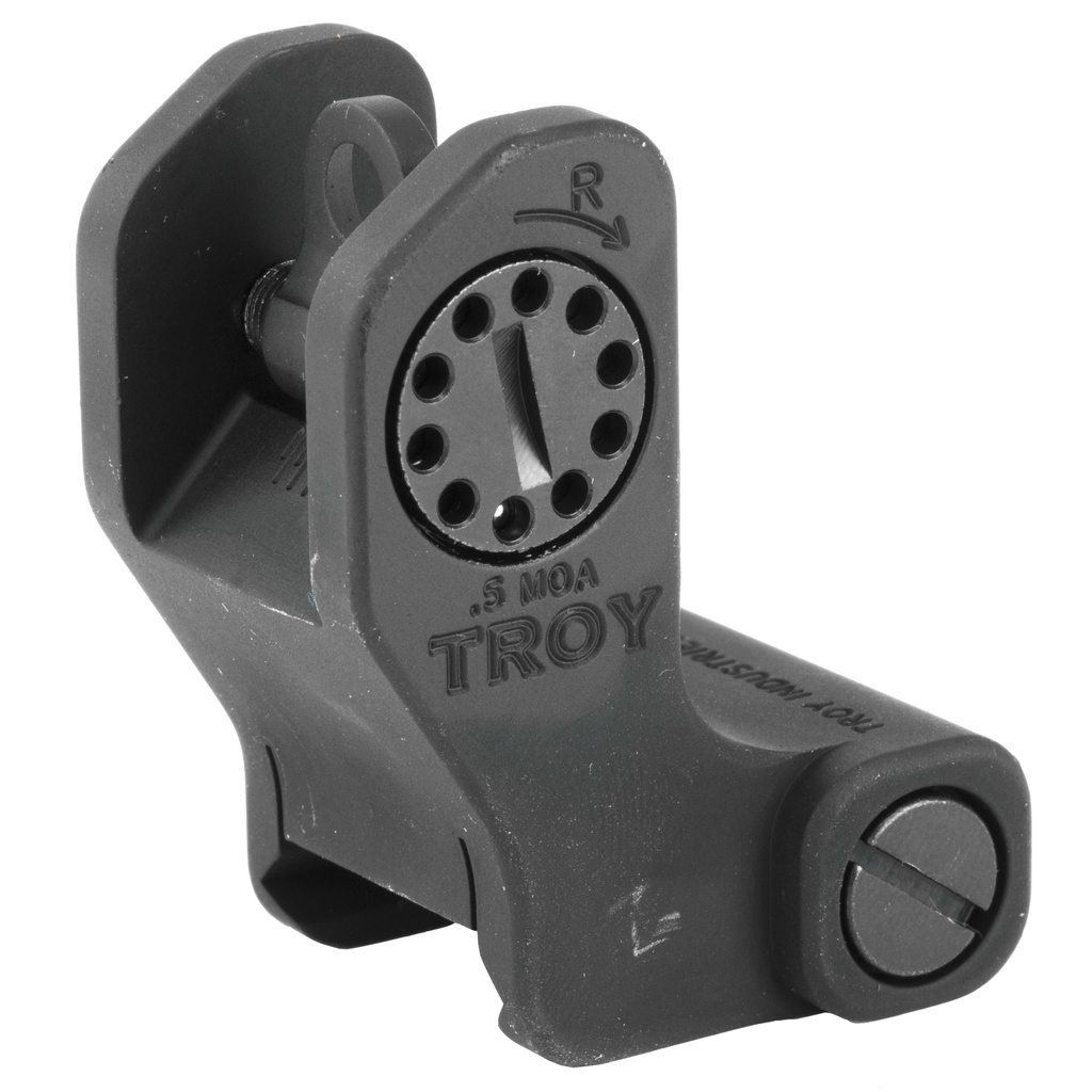 TROY FIXED REAR BATTLE SIGHT BLK