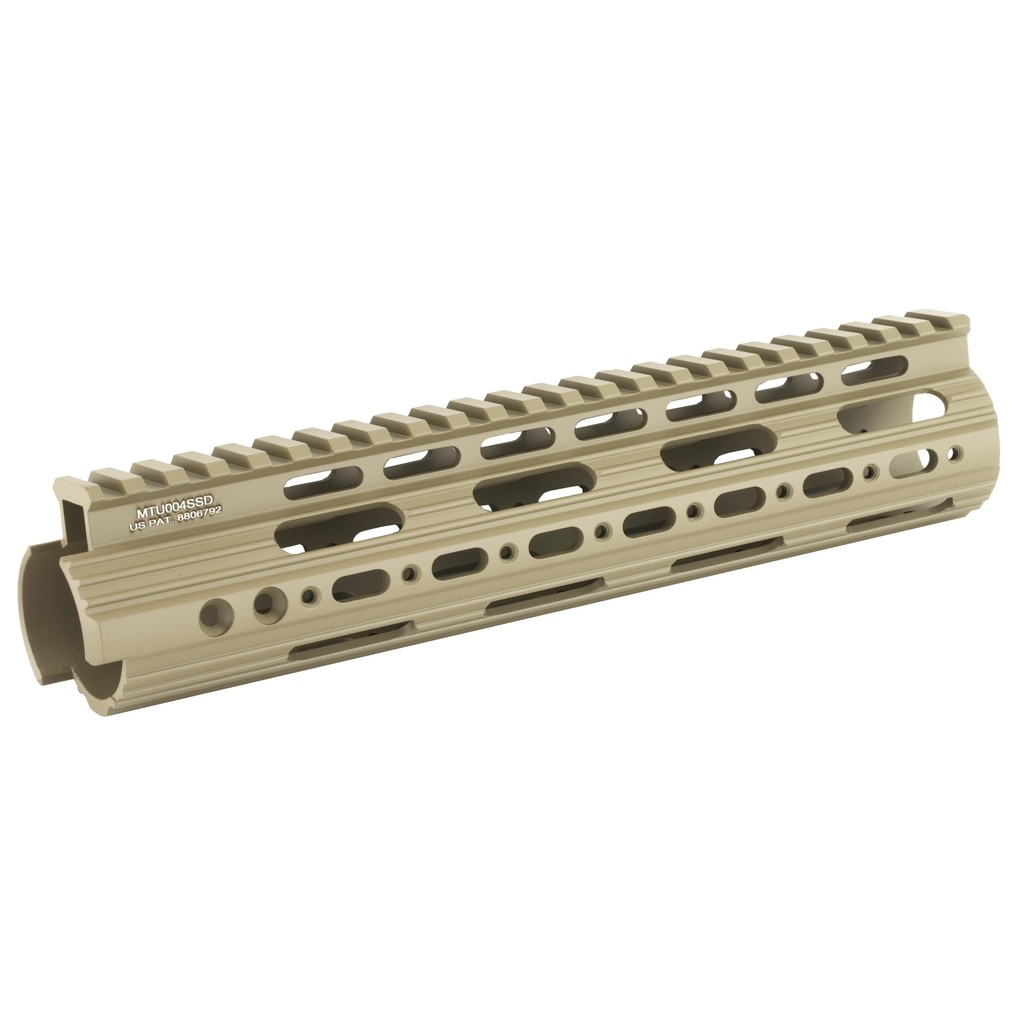 UTG PRO AR 9" SPR SLIM FF HNDGRD FDE