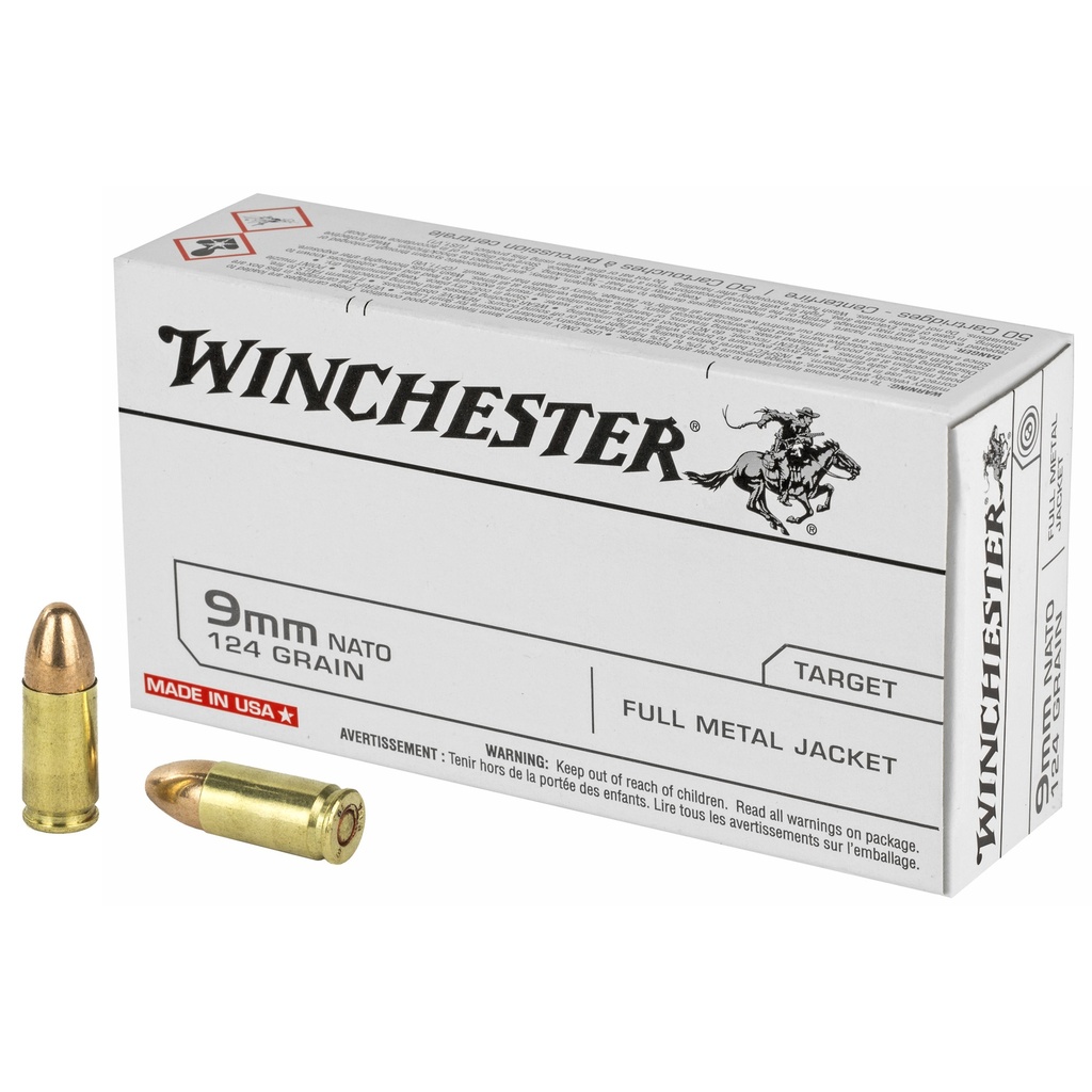 WIN USA 9MM 124GR FMJ 50/500