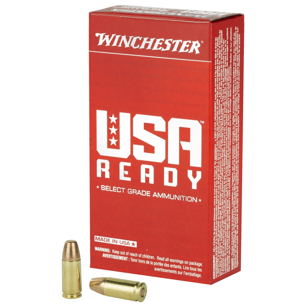 WIN USA RDY 9MM 115GR FMJ 50/500