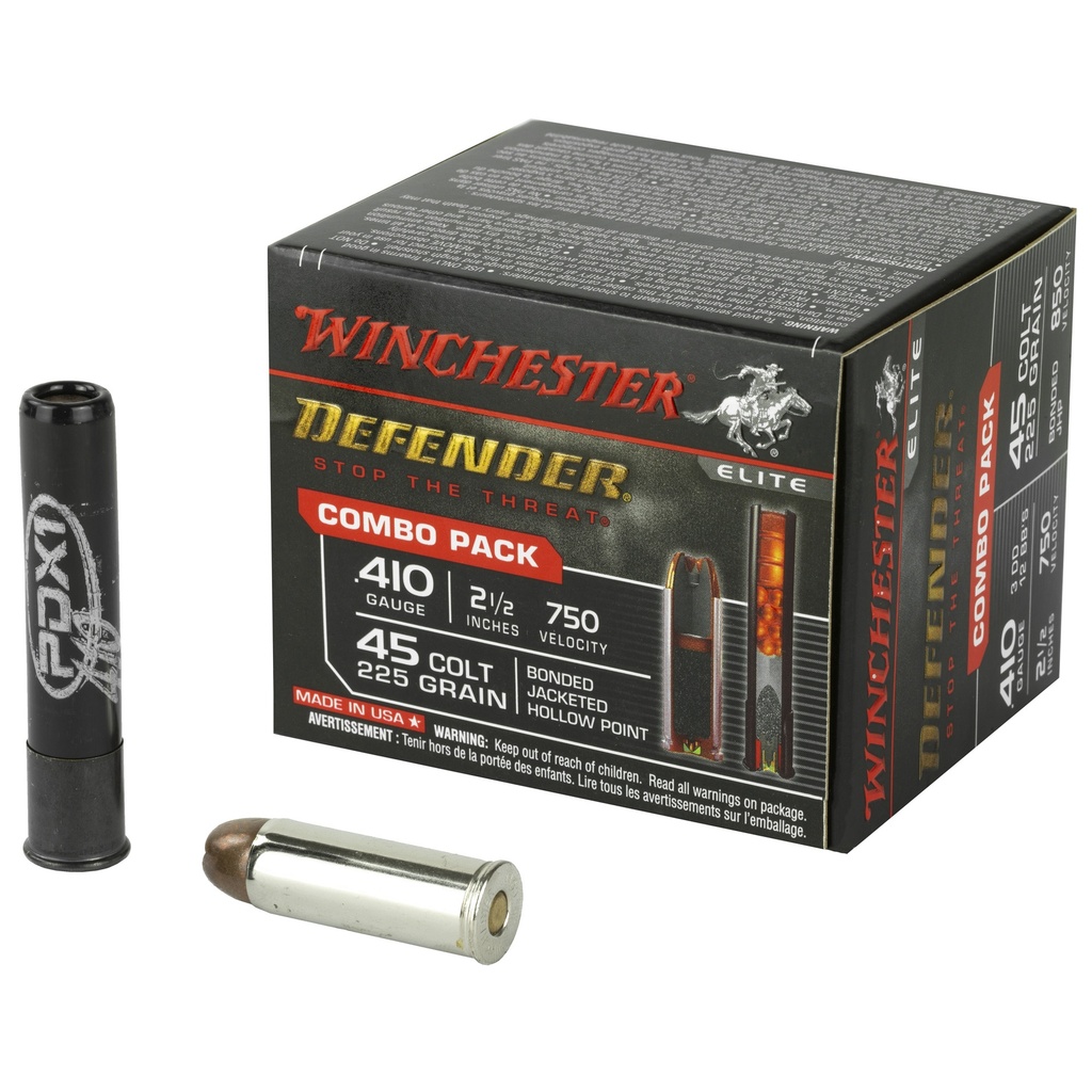 WIN DEFENDER 410GA 2.5"/45LC PK 20