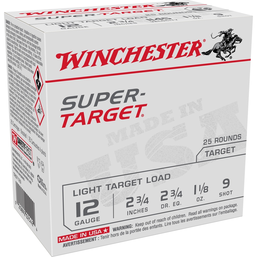 WIN SUPERTARGET 12GA 2.75" #9 25/250