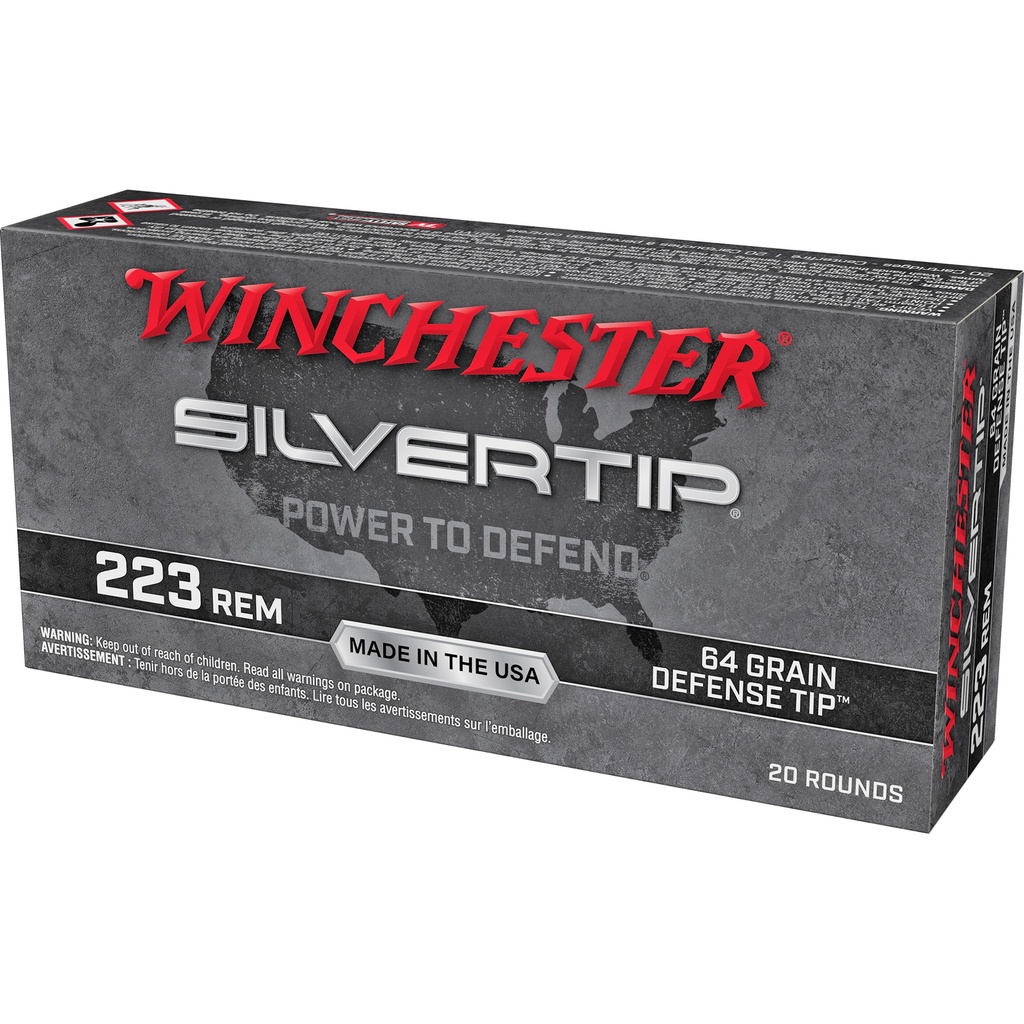 WIN SILVERTIP 223 REM 64GR 20/200