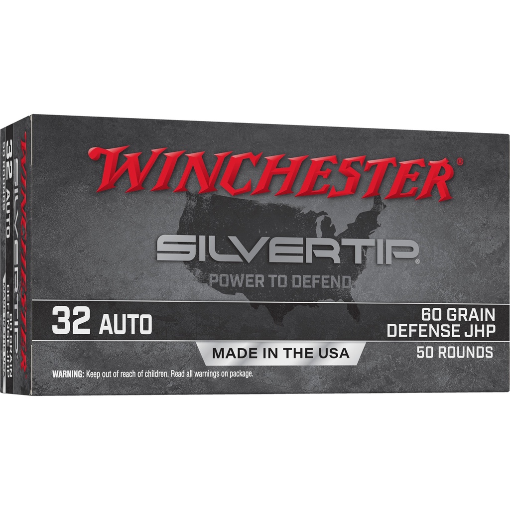 WIN SILVERTIP 32AUTO 60GR JHP 50/500