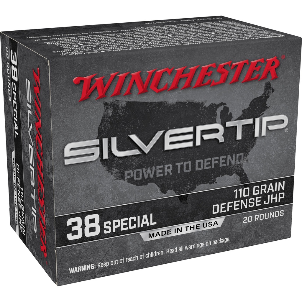 WIN SILVERTIP 38SPC 110GR HP 20/200