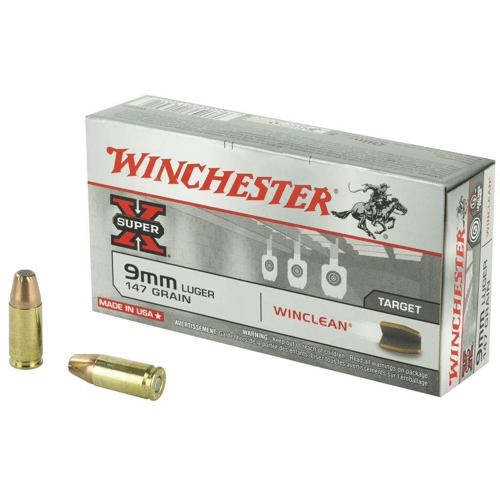 WIN SPRX WINCLEAN 9MM 147GR 50/500