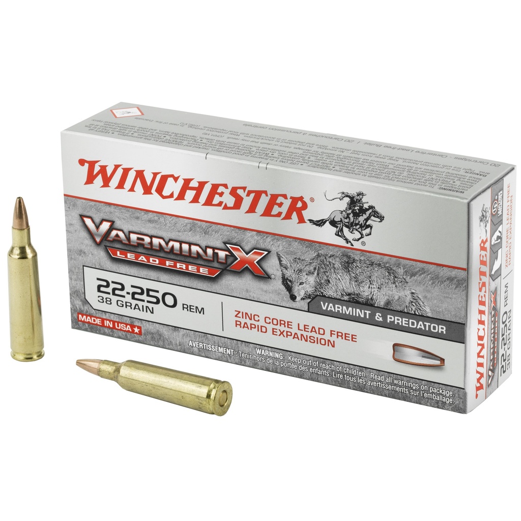 WIN VARMINT X LF 22-250 38GR 20/200