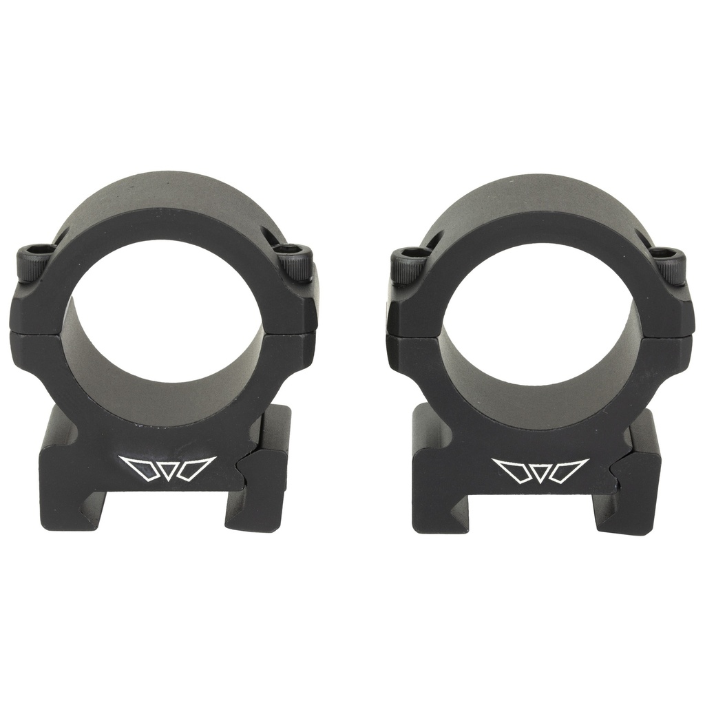 WARNE VAPOR HORIZ 30MM RINGS MED