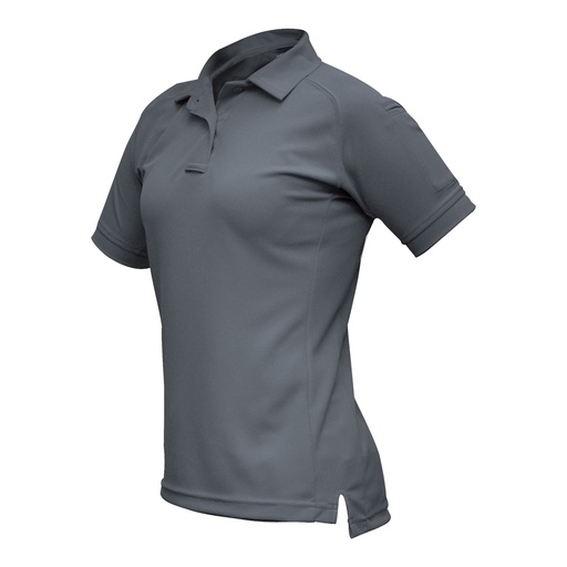 [VTX4010P-GY-MEDIUM] VERTX COLDBLACK WMN S/S POLO GRY MED