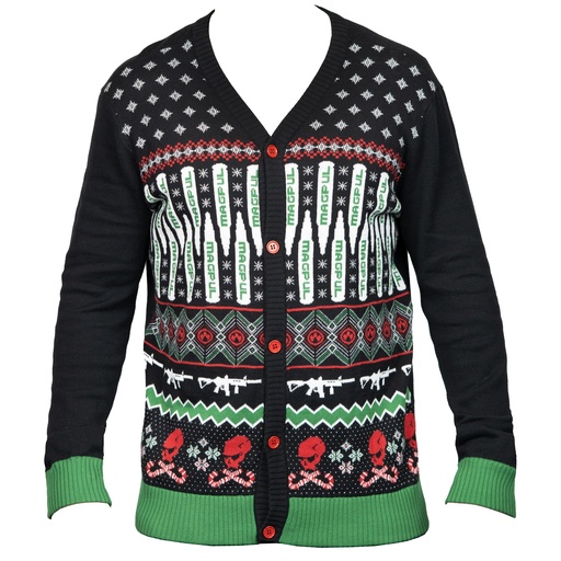 [MPIMAG1198-969-3XL] MAGPUL UGLY CHRISTMAS SWEATER BLK 3X