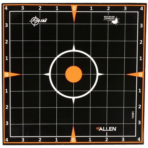 [ALN15301] ALLEN EZ AIM 8"X8" SIGHT-IN 5PK