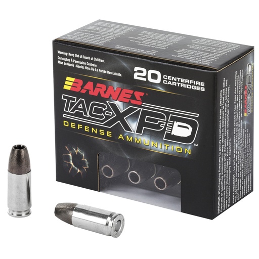 [BB21551] BARNES TAC-XPD 9MM 115GR HP 20/200