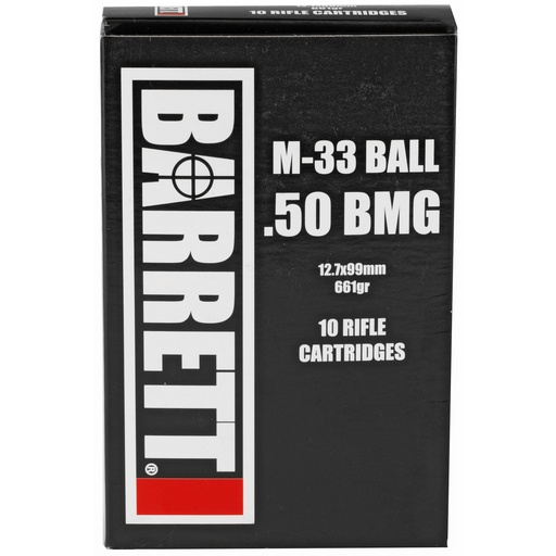 [BFM19372] BARRETT 50BMG 661GR M33 10RD/BX