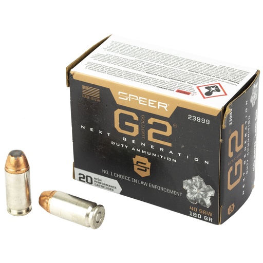 [CCI23999] SPR GOLD DOT G2 40S&W 180GR 20/200