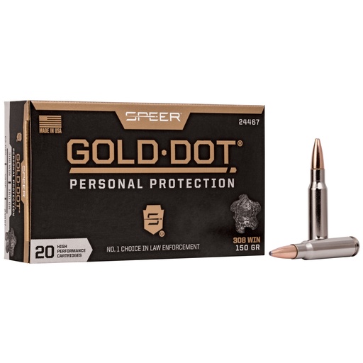 [CCI24467] SPR GOLD DOT 308WIN 150GR HP 20/200