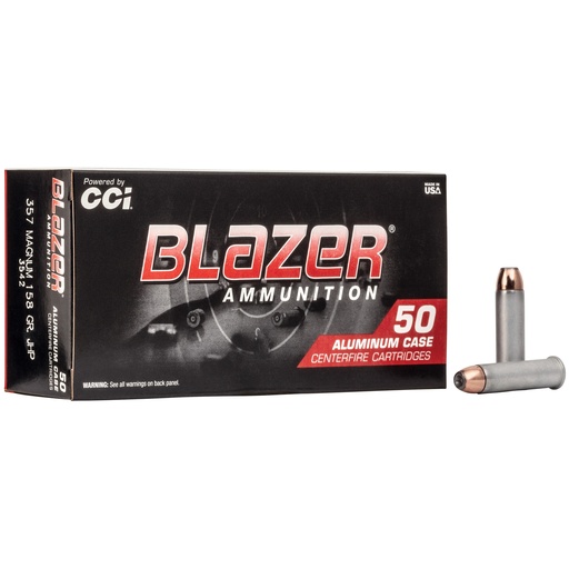 [CCI3542] BLAZER 357MAG 158GR JHP 50/1000