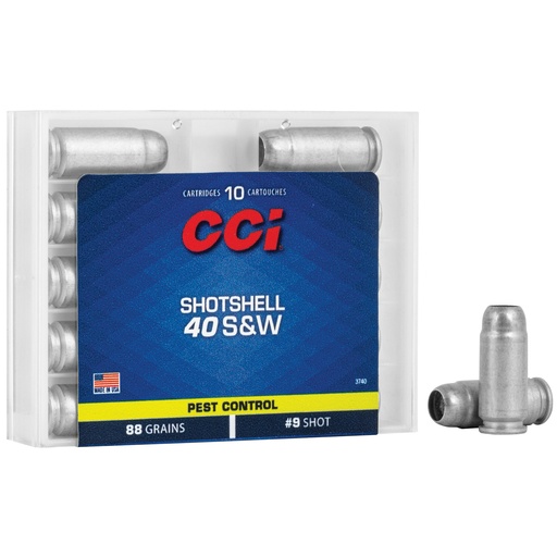 [CCI3740] CCI 40S&W #9 SHOTSHELL 10/200